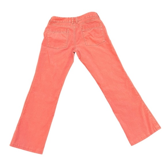 J. Crew At the Waist Boot Cut Favorite Fit Corduroy Pants in Coral in Size 6S - Picture 2 of 7